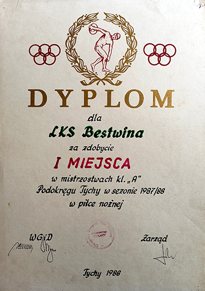 Mistrzostwo A Klasy sezon 1987/88